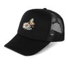Flower Butterfly Printed Snapback Cap Adjustable Hip Hop Distressed Baseball Hat Unisex for Travelling Tennis Outdoor Sports