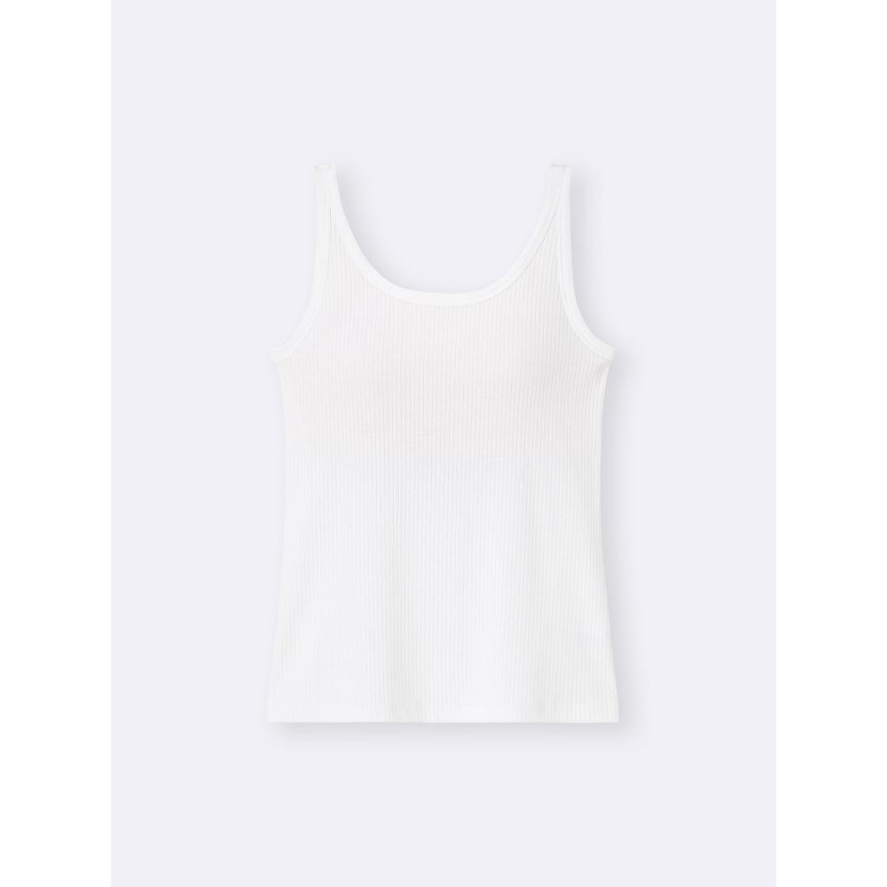Gu By Uniqlo Bra Feel Ribbed Tank Top