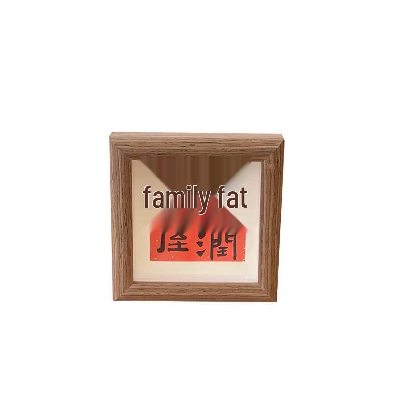 Xiao Man New Chinese Style Calligraphy Photo Frame: Elegant Table Display, Housewarming Decor, or New Year Gift