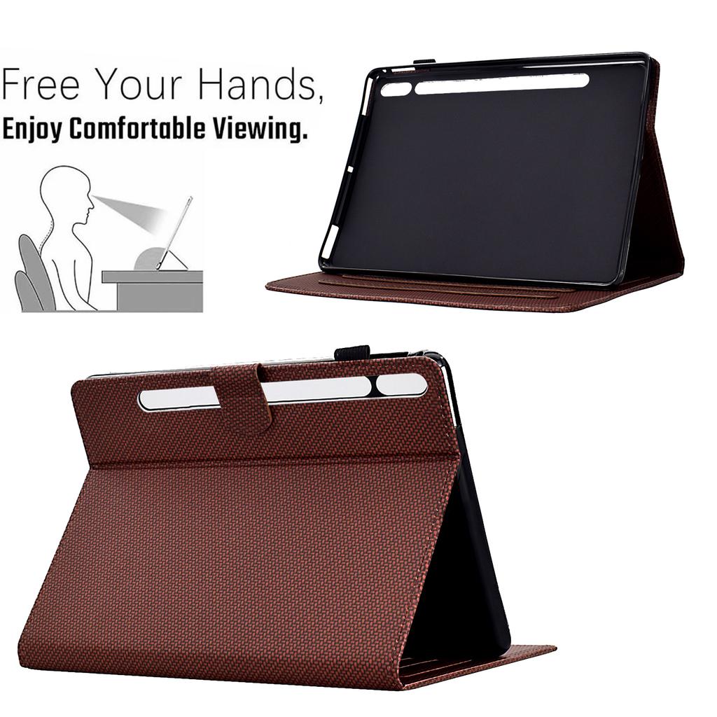 For Samsung Galaxy Tab S9 FE/S9 Case PU Leather Tablet Cover Auto Wake/Sleep