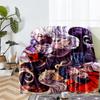 Inuyasha Theme Printed Blanket - Perfect for Couch, Bed, Travel & Outdoor Use | Machine Washable, Cozy & Durable.