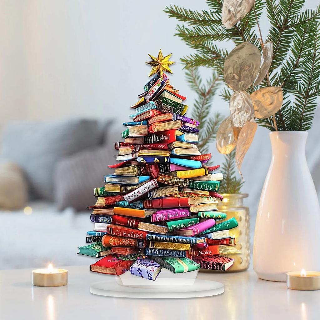 Small Christmas Tree, Christmas Tree Sign, Inspirational Table Decoration