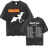 Imagine Dragons Band Tour Loom Nuovo Album Magliette Uomo Donna Moda Stile Hip Hop Retrò Lavata Maglietta Manica Corta Larga