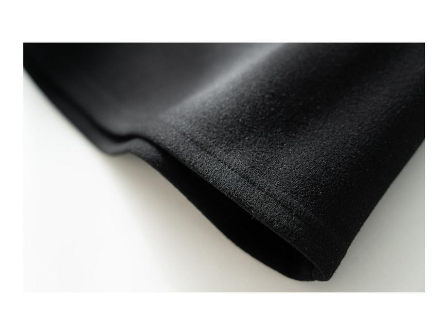 Rong Tai Vinegar Fiber Wool High-Waisted A-Line Mini Skirt - Elegant & Slimming for Petite Figures