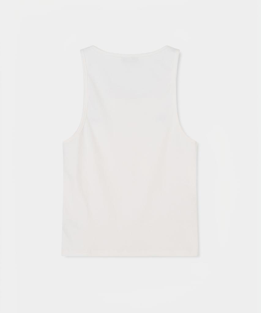 Kkasassenido Chest Tank Top White