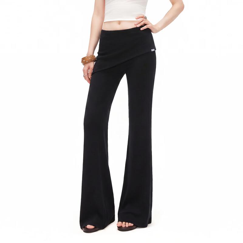 unifree Relaxed Fit Flared Casual Pants