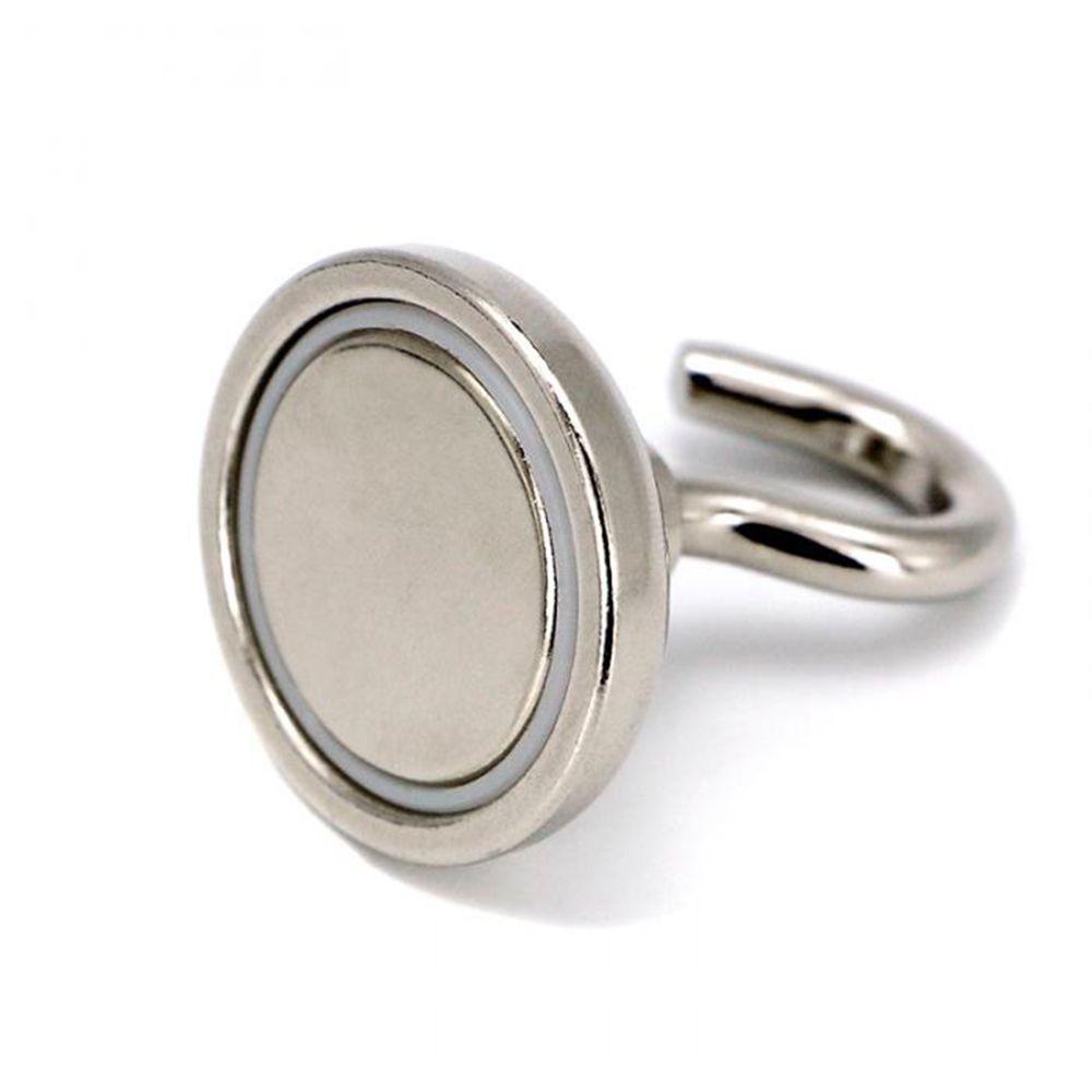 4pcs Powerful Strong Magnetic Hooks Heavy Duty Neodymium Refrigerator Surfaces Not Scratch Magnet