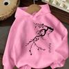 Kids' Casual Hoodie, Japanese Style Sweet Cherry Blossom Print Hooded Sweatshirt, Sweet and Cool Kids' Casual Top.