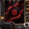 Wall Hanging Tapestry Stoke City Football Print Cloth for Living Room Bedroom Home Decor