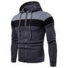 Three-piece Hooded Zipper Sweatshirt Fashion Trend Sports Leisure Fleece Sweatshirt