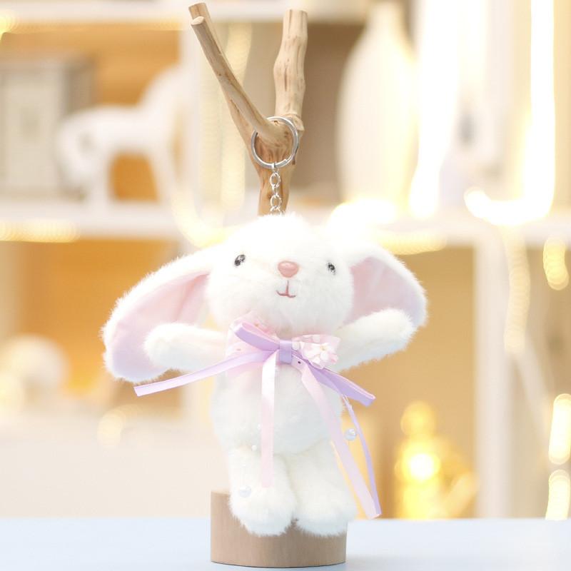 Cute Bunny Plush Keychain With Soft Short Plush For Bag Decor And Gift For Kids