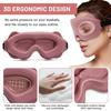 Reise 3D Schlafmaske Augenklappe Schlafbrille Licht Augenmaske zum Schlafen Maske Schlafmaske Nachtschlafhilfe Schlaf-Patch