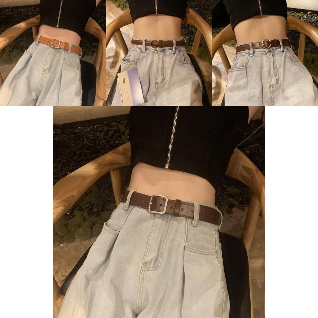 Fashionable Black Ladies Versatile Wide Denim Belt Ideal For Summer Styles