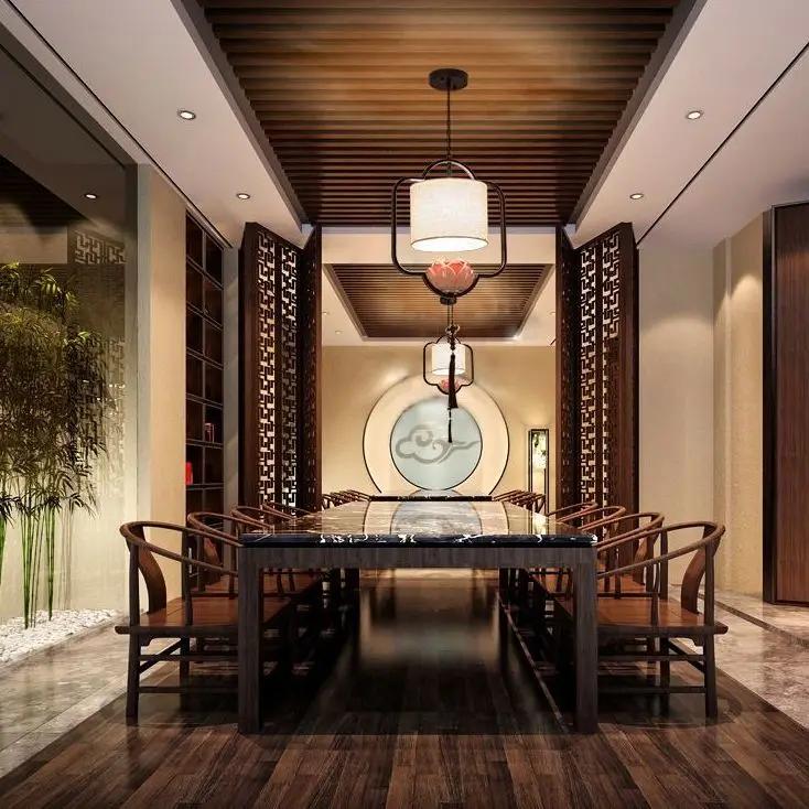 New Chinese Style Corridor Entrance Tea Room Restaurant Light Chinese Style Classical Corridor Bar Counter Bedside Pendant Light