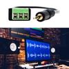 2Channel 3.5mm Male Jacks To Screw Terminal Adapter Cable 3.5mm Screw Terminal Adapter Cable for Audios Devices 30cm