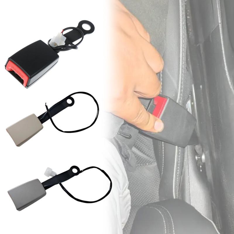 Automotive Safety Belt Buckle Connector With Warning Signal For Car Safety And Security