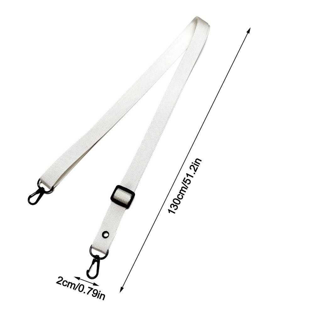 Nylon Shoulder Strap Lanyard Replacement Adjustable Crossbody Bag Strap Solid Color Phone Case Hanging Rope Bag Accessories