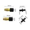 30 Pcs Gold Garden Irrigation Agricultural Atomizing Sprinklers Atomizing Sprayers Copper Misting Fog Cooling Nozzles 4/7mm Hose
