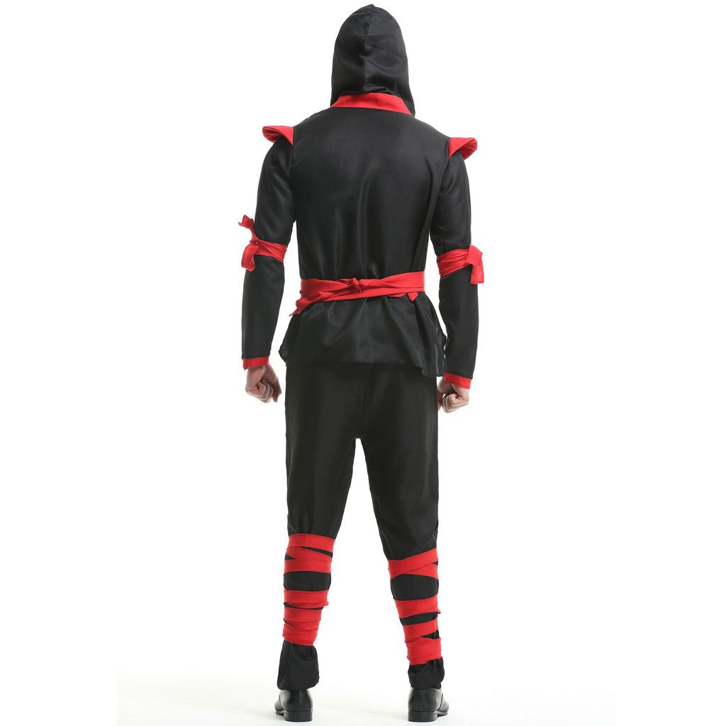 Halloween men's samurai costume Ninja costue fighter stealth naruto warrior uniform