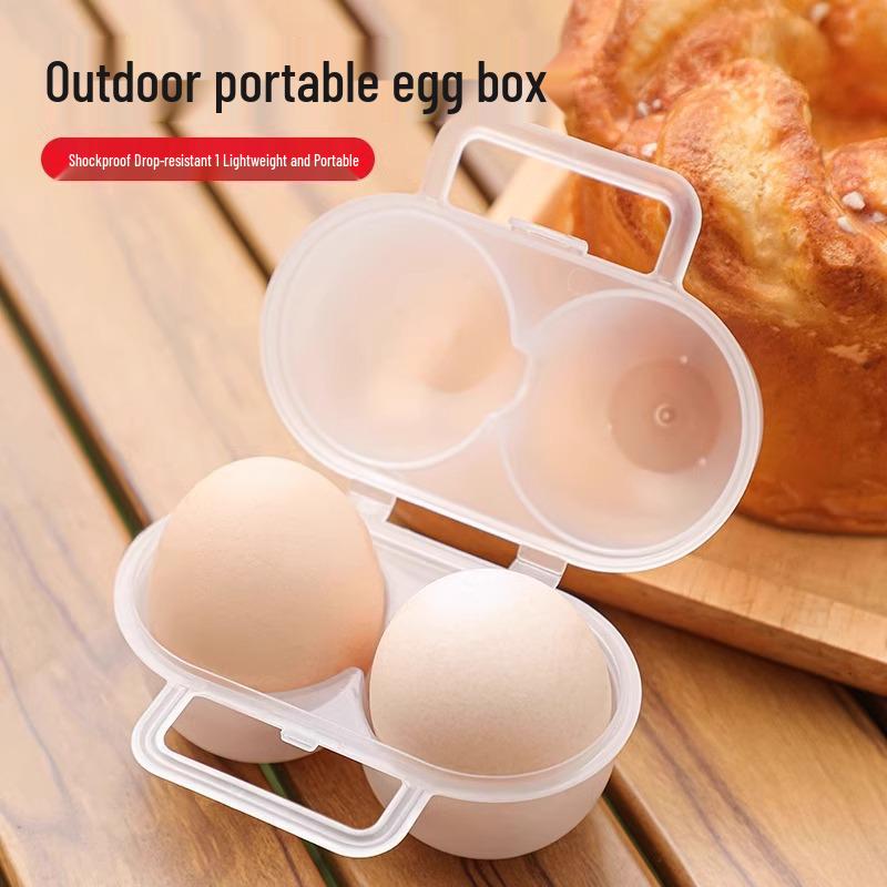 Shockproof Portable Egg Storage Box with Lid