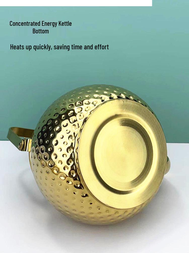 Bule de Chá de Aço Inoxidável com Infusor e Filtro para Uso Doméstico, em Restaurante ou Hotel