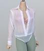 Figure OL Office Beauty Sexy Transparent Leotard Shirt Pants head and shoes not [TOYBARJAPAN] 1/6 Accessories/White (Body, included)