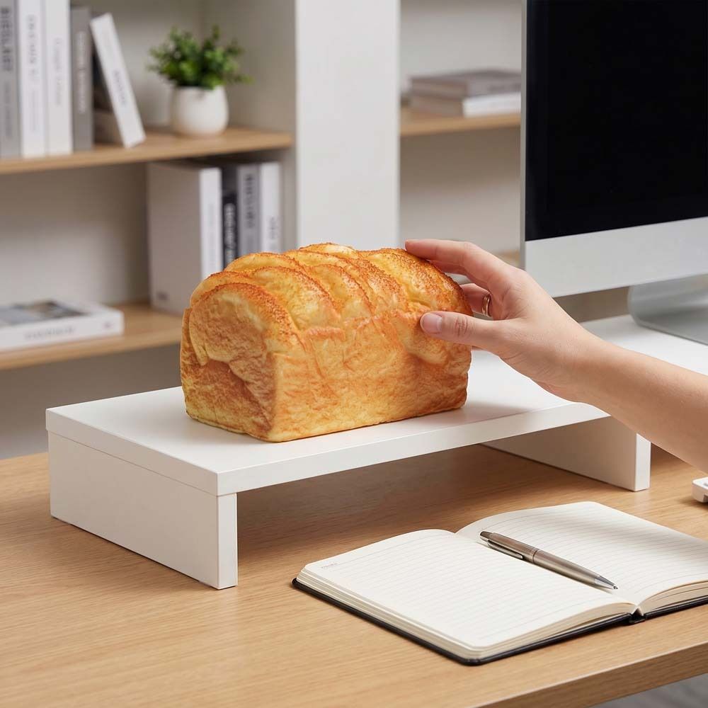 Prank Decoration Sensory Fidget Big Toast Simulated Simulated Bread Squishy  Funny
