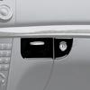 For Benz E Class W211 2003-2009 Accessories Car Black Interior Storage Box Key Lock Trim Sticker Plastic