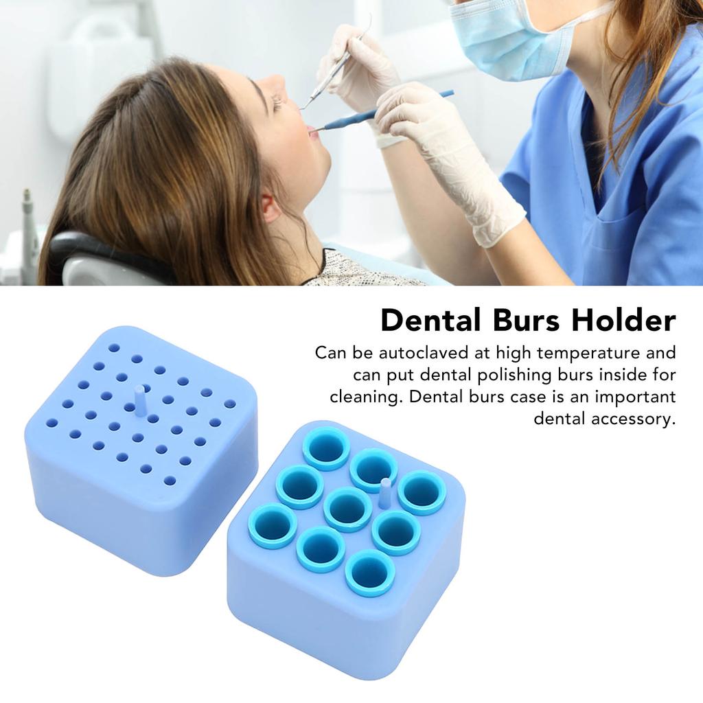 Dental  s Holder Dustproof Plastic Multi Holes Large Capacity Cleaning Autoclaved Dental  s Case