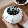 Ceramic tea can gift box sealed tank household storage tea can storage tank porcelain tank green black tea Pu'er tea tank