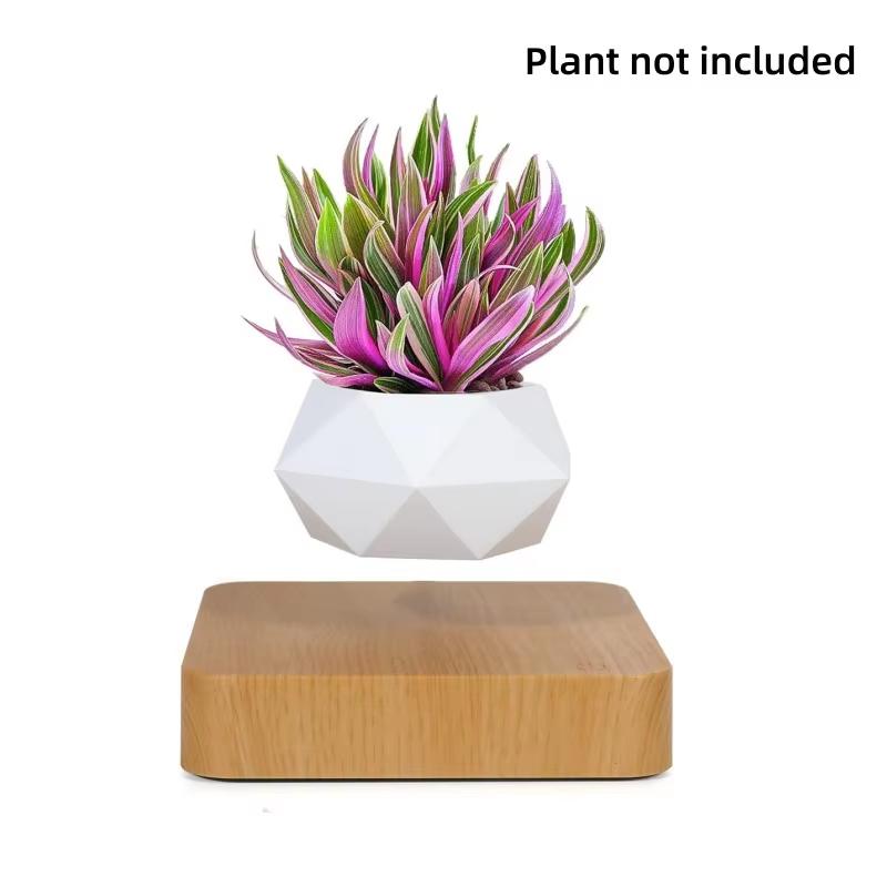 Magnetic Levitating Pot Amazing Plant Holder Floating Plant Pot for Office Home Decoration Mordern Ornaments Creative Gifts