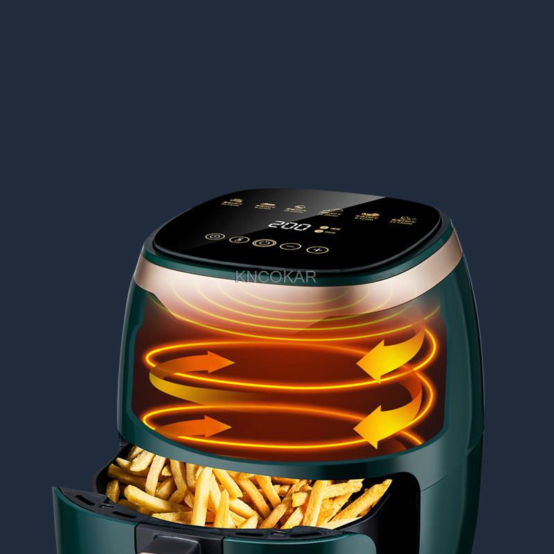 1400W8L Smart Air Fryer Oil-free Household Multifunction High Capacity Digital Air Fryer Restaurant Equipments Fryer Without Oil