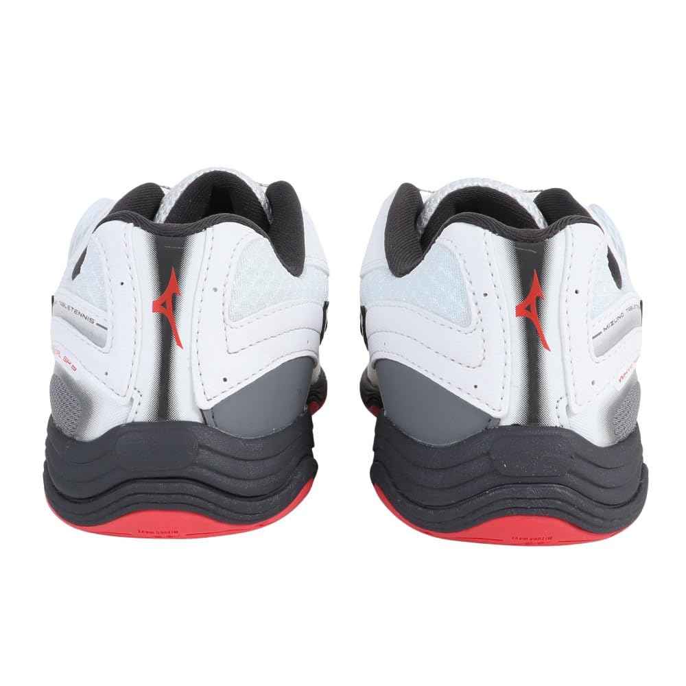 MIZUNO Table Tennis Shoes WAVE MEDAL SP5 81GA2412 White/Black/Red 28.5 cm 2E