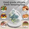 Silicone Reusable Food Bag Freezer Food Container Heat Resistant Leakproof Fresh Keeping Bags Sub-packing Sealing Bags