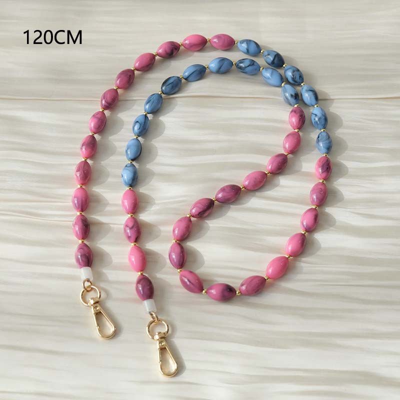 Neues Telefonzubehör, lange Handykette, Anti-Verlust-Candy-Perlen, Schulterhals, Crossbody-Telefongurt, Telefonhüllenhalterkette