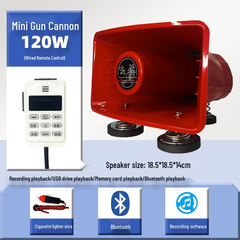 Smart Remote Control Car Roof Speaker with Ceiling Mount for Advertising and High-Pitch Sound Amplification