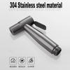 Handheld Toilet Bidet Faucet Sprayer Stainless Steel Bathroom Bidet Spraye Set Hand Sprayer Shower Head Self Cleaning No Punch