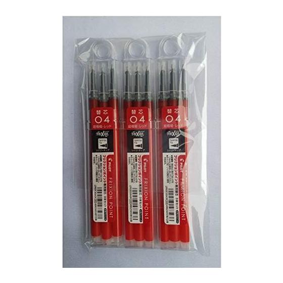 Pilot Friction Point Knock 04 Special Refill [3 pieces] Red LFPKRF30S43R x 3 Set of 3