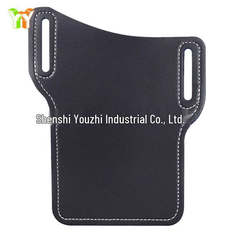 PU Leather Waist-Hanging Phone Pouch - Portable Belt Tool Storage Case