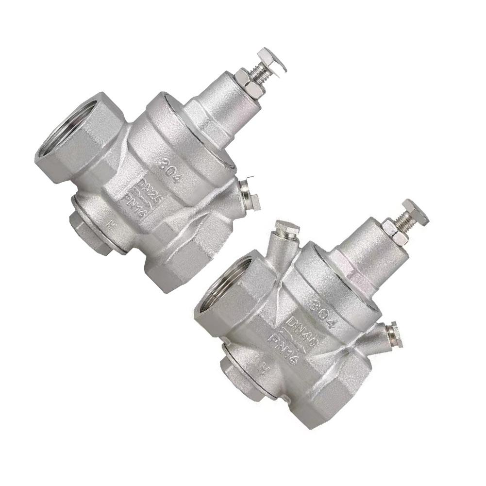 304 Stainless Steel Pressure Reducing Valve for Control Applications with Nominal Pressure of 1 6 MPa and DN 15 DN 20 Sizes