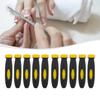 Easy Use Wood Files Handles Rubber Office Accessory