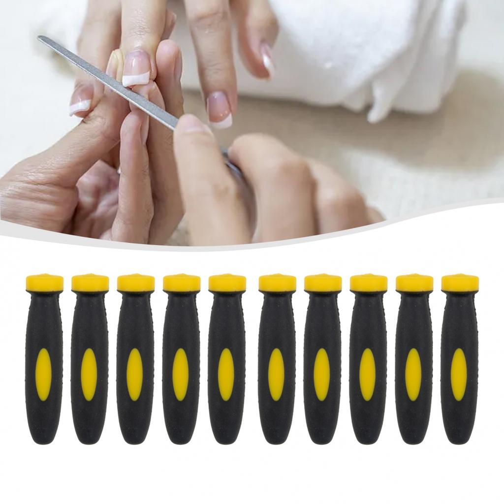 Easy Use Wood Files Handles Rubber Office Accessory