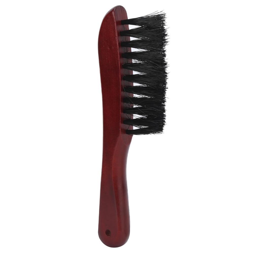 Curved Handle Pool Table Brush Wood Handle Billiard Cleaning Tool Billiard Cloth Care