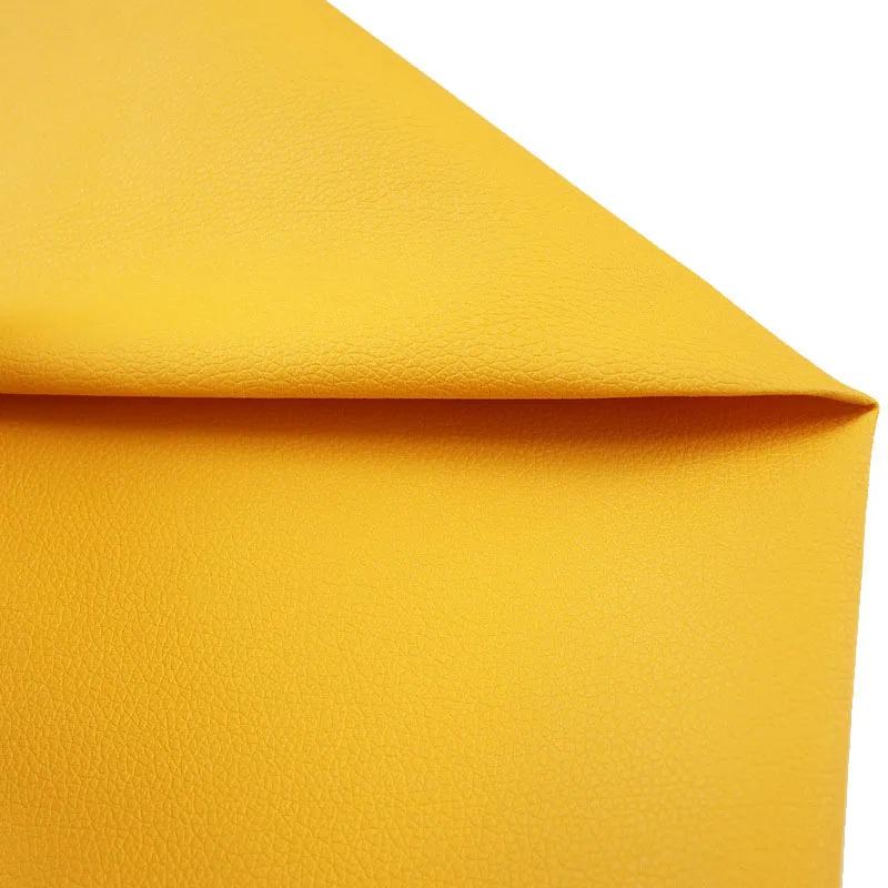 100x140cm Litchi PU Leatherette Faux Synthetic Leather Fabric for Sewing Bow Bag Brooches Sofa Car DIY Handwork Material Sheets