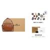 COACH Court Coated Canvas With Refined Pebbled Leather Backpack Large Women's Brown Monogram 5671-IME74