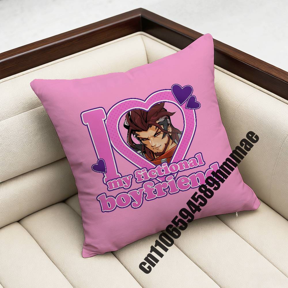 For Emre O-Overwatch Throw Pillow Case Sham 45X45Cm 40X40Cm Square Car Pillowcase Pad Cushion Cover
