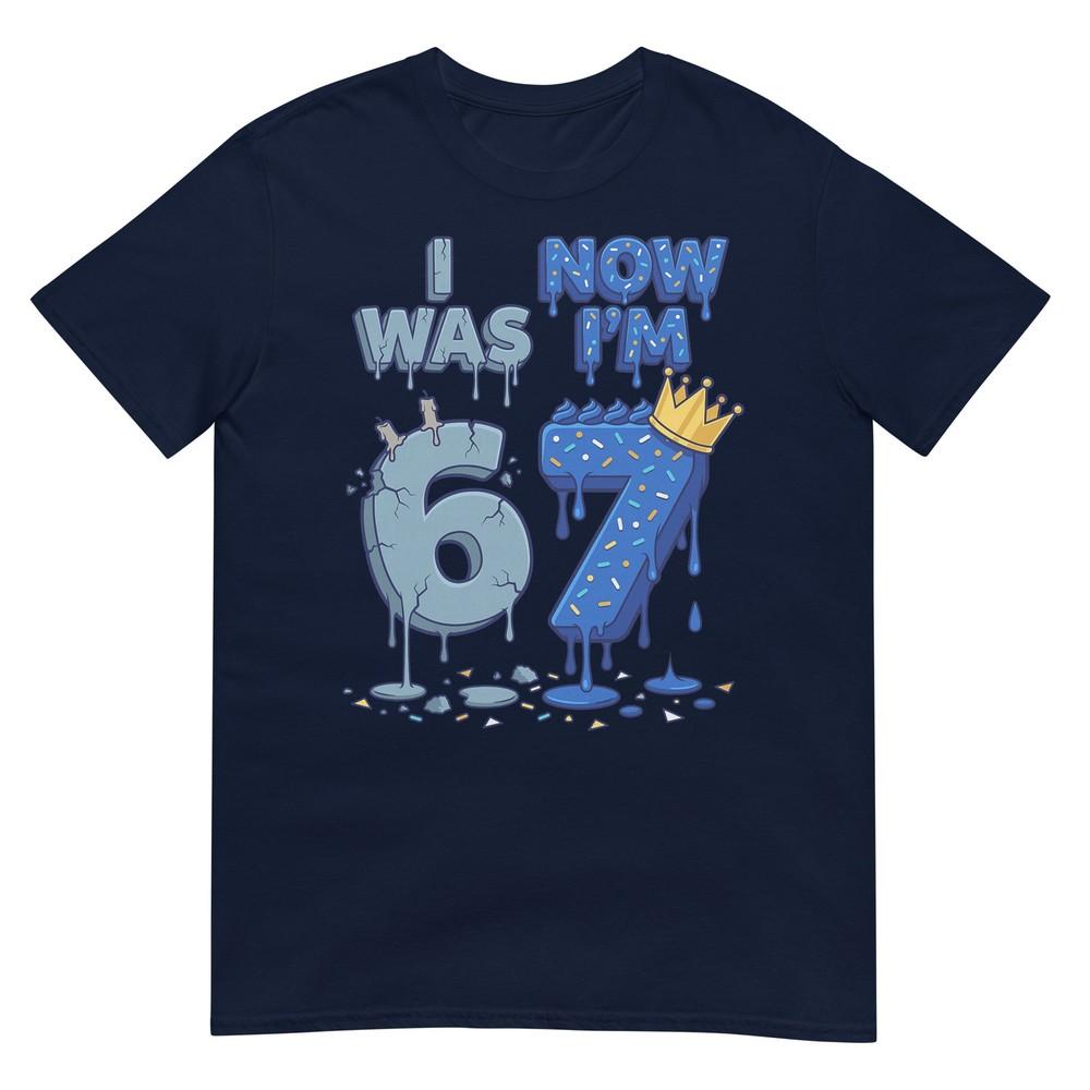 I Was 6 Now Im 7 7th Birthday 6 7 Birthday Boys Tshirt S