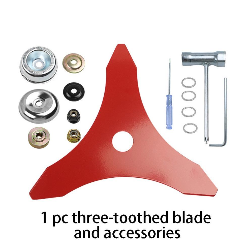 

Дизайн с 3 зубьями Кусторез Марганцевая сталь Режущие аксессуары для травы Режущий диск для газонокосилки Уход за газоном 15 pieces set