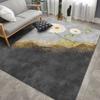 Living Room Geometric Carpet Floor Mat Modern Black Fashion Lines Living Room Carpet