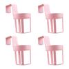 Hook-On Hanging Cup Basket Pack of 4 for Boats Motorhomes and Vehicles, Plastic Open Frame Drink Rack Storage Plus